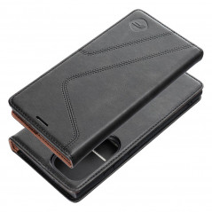 Samsung Galaxy S24 ULTRA Book Handytaschen Forcell F-PROTECT RFID Blocker Book Elegant  Schwarz 