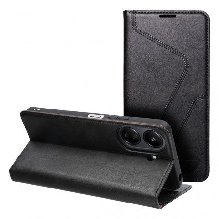 XIAOMI Redmi 13C Book Handytaschen Forcell F-PROTECT RFID Blocker Book Elegant  Schwarz