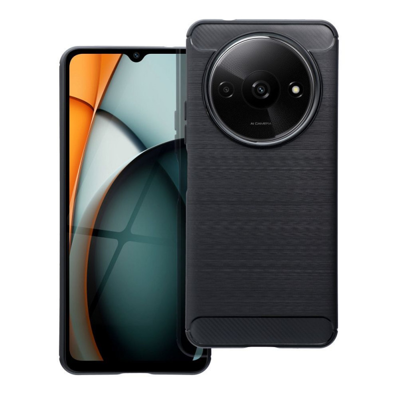 XIAOMI Redmi A3 Hülle Carbon Elegant  Schwarz 