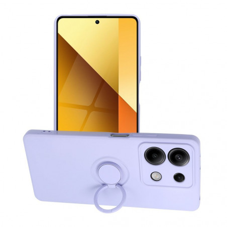 XIAOMI Redmi Note 13 5G Hülle Silicone ring Lila (Violet) 