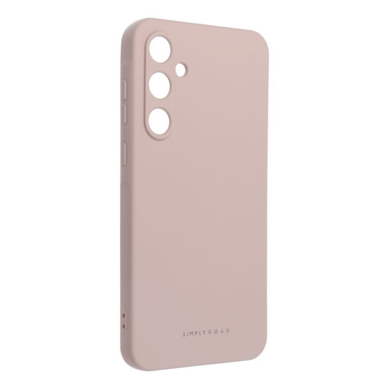 Samsung Galaxy A55 Hülle Roar Space Monochromatische, Elegant  Rosa 