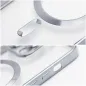 Apple iPhone 15 Hülle Electro Mag MagSAFE  Silber 