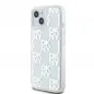 Apple iPhone 15 Hülle DKNY Liquid Glitters Checkered Pattern Weiß 