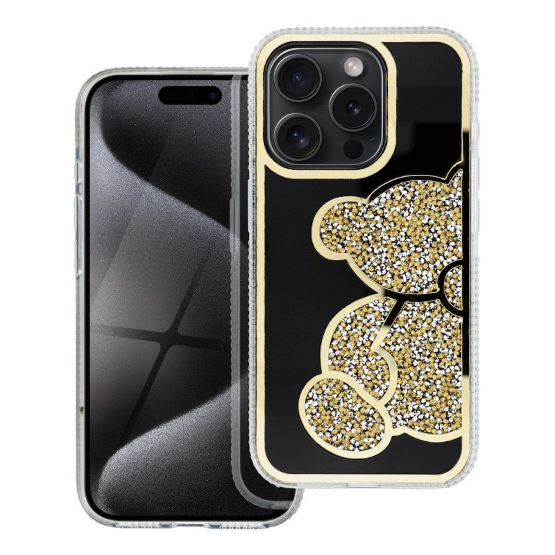 Apple iPhone 12 Pro Hülle Teddy bear Gold 