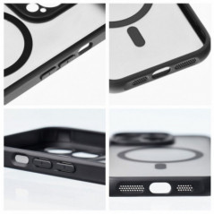 Apple iPhone 16 Hülle Matte Mag Cove MagSAFE  Schwarz 