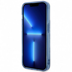 Apple iPhone 14 Pro Max Hülle Guess IML Electro Cam TDJ Blau 