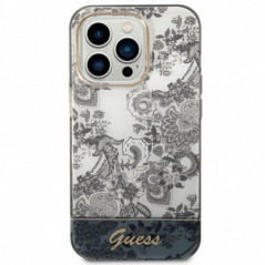 Apple iPhone 14 Pro Hülle Guess IML Electro Cam TDJ Grau