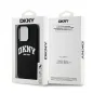 Apple iPhone 13 Pro Hülle DKNY Silicone White Arch Logo MagSAFE  Schwarz 