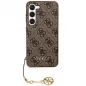 Samsung Galaxy S24 Hülle Guess 4G Charm Braun 