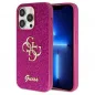 Apple iPhone 15 Pro Hülle Guess Fixed Glitter Big 4G Lila (Purple) 