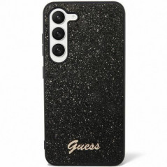 Samsung Galaxy S24 PLUS Hülle Guess Glitter Script Schwarz 