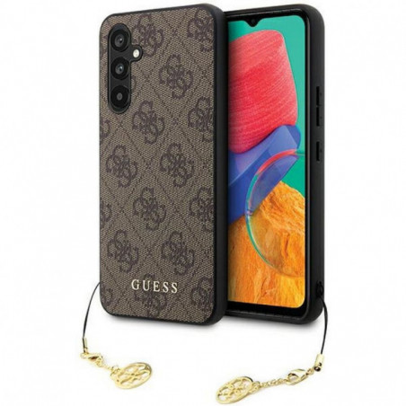 Samsung Galaxy S23 FE Hülle Guess 4G Charm Braun