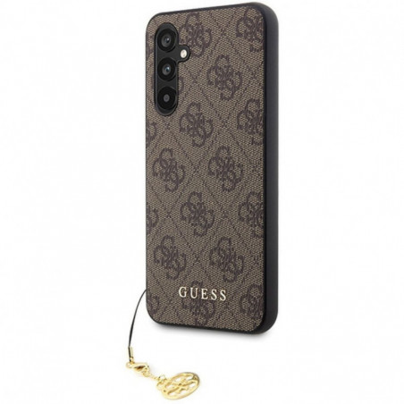 Samsung Galaxy S23 FE Hülle Guess 4G Charm Braun