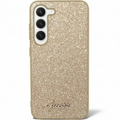 Samsung Galaxy S24 Hülle Guess Glitter Script Gold 