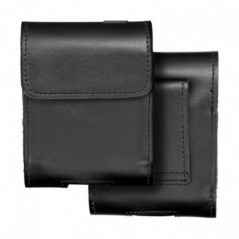 Samsung Galaxy Z Flip4 5G Universaletui, Horizontale holster, Gürtelholster ROYAL Crazy Horse Schwarz 