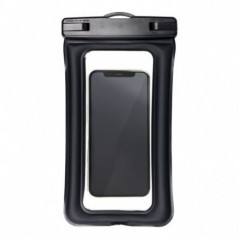Wasserdichte Airbag-Handyhülle mit Verschluss – Schwarz