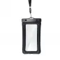 Wasserdichte Airbag-Handyhülle mit Verschluss – Schwarz