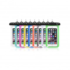 Wasserdichte Handytasche mit Kunststoffverschluss – Orange