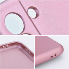 Apple iPhone 12 Hülle Metallic Rosa 