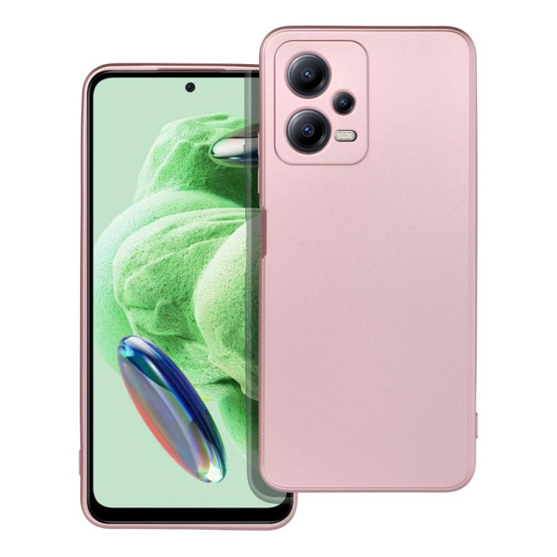 XIAOMI Redmi Note 12 5G Hülle Metallic Rosa 