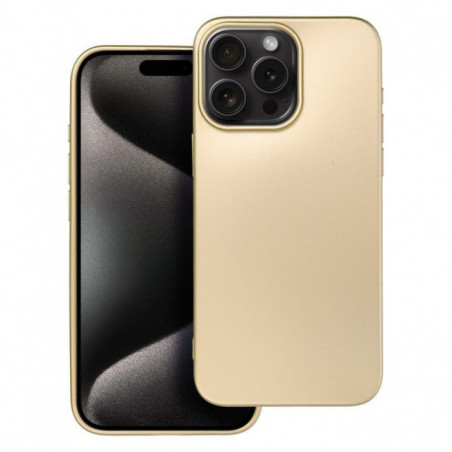 Apple iPhone 15 Pro Max Hülle Metallic Gold