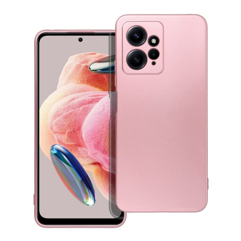 XIAOMI Redmi Note 12 4G Hülle Metallic Rosa 