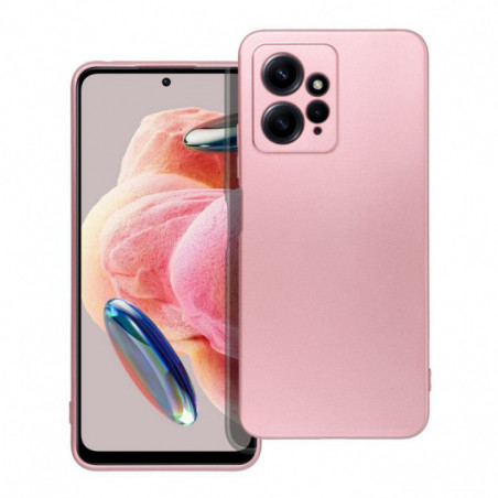 XIAOMI Redmi Note 12 4G Hülle Metallic Rosa 