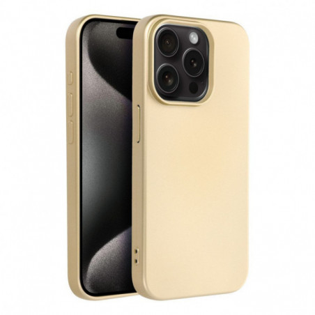 Apple iPhone 15 Pro Hülle Metallic Gold 