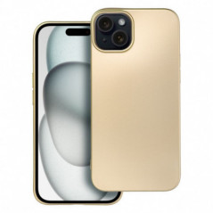 Apple iPhone 15 Plus Hülle Metallic Gold