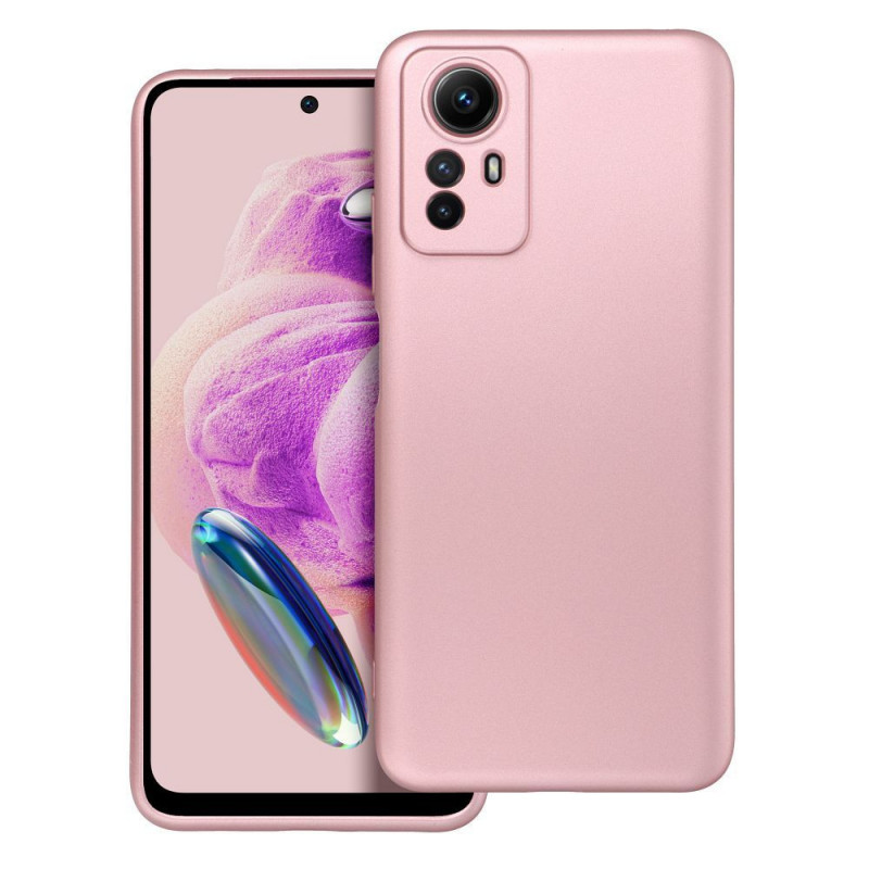 XIAOMI Redmi Note 12s Hülle Metallic Rosa 