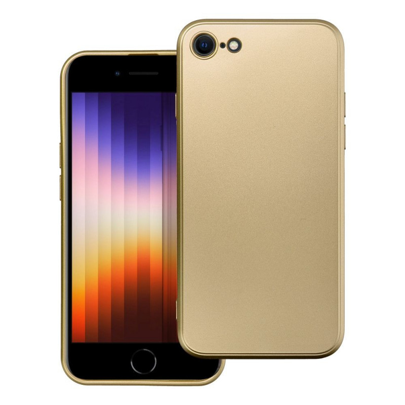 Apple iPhone SE 2022 5G Hülle Metallic Gold 