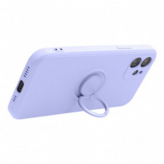 Apple iPhone 16 Pro Hülle Silicone ring Lila (Violet) 