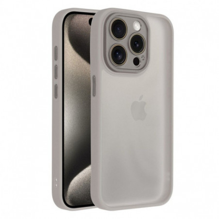 Apple iPhone 16 Pro Hülle VARIETE Elegant  Stahl 