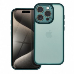 Apple iPhone 16 Pro Hülle VARIETE Elegant  Dunkelgrün 