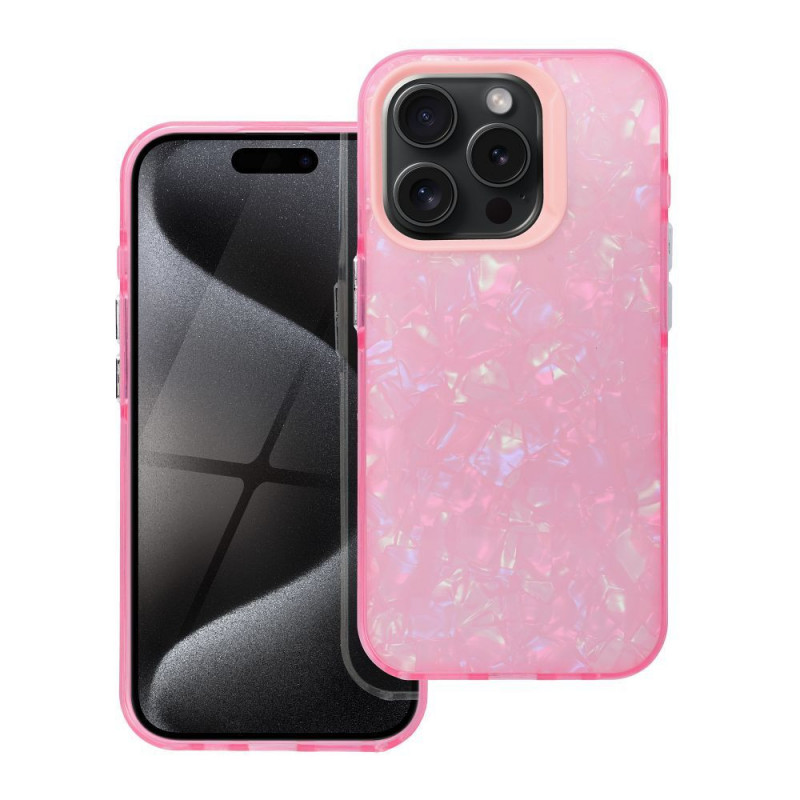 Apple iPhone 15 Pro Max Hülle Tutti Frutti Rosa 