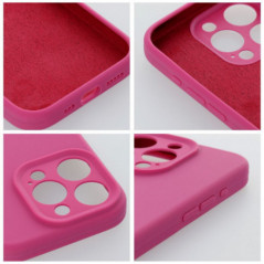 Apple iPhone 15 Hülle Silicone 2mm Rosa 