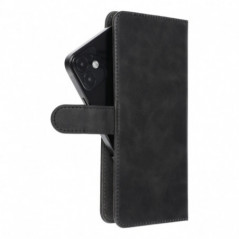 XIAOMI Redmi 12 Universaletui, Book Handytaschen COMMON book Elegant, Weiches Futter innen  Schwarz