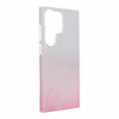 Samsung Galaxy S23 Ultra 5G Hülle Shining Transparent und Pink