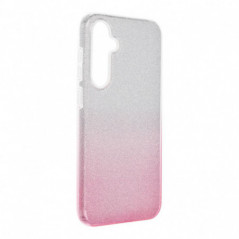 Samsung Galaxy S23 FE Hülle Shining Transparent und Pink 