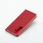 Samsung Galaxy S22 Book Handytaschen LUNA Book Carbon Kohlenstoff-Faser, Elegant  Rot 