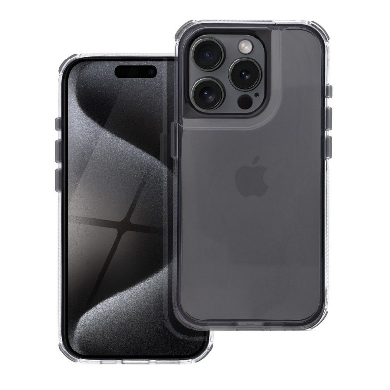 Apple iPhone 16 Pro Hülle Matrix Clear Schwarz 