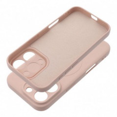 Apple iPhone 16 Pro Hülle Silicone Mag Cover MagSAFE  Rosa