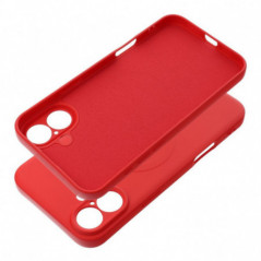 Apple iPhone 16 Plus Hülle Silicone Mag Cover MagSAFE  Rot