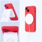 Apple iPhone 16 Plus Hülle Silicone Mag Cover MagSAFE  Rot