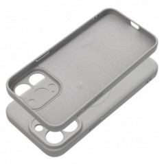 Apple iPhone 16 Pro Hülle Silicone Mag Cover MagSAFE  Titan