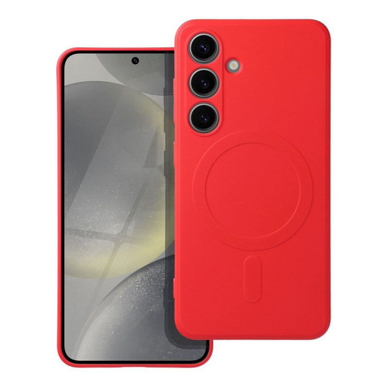 Samsung Galaxy A54 Hülle Silicone Mag Cover MagSAFE  Rot