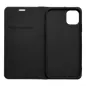 Apple iPhone 16 Pro Book Handytaschen LUNA Book Carbon Kohlenstoff-Faser, Elegant  Schwarz