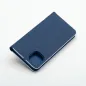 Apple iPhone 16 Pro Book Handytaschen LUNA Book Carbon Kohlenstoff-Faser, Elegant  Blau