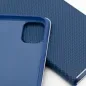 Apple iPhone 16 Pro Book Handytaschen LUNA Book Carbon Kohlenstoff-Faser, Elegant  Blau