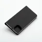 Apple iPhone 16 Plus Book Handytaschen LUNA Book Carbon Kohlenstoff-Faser, Elegant  Schwarz